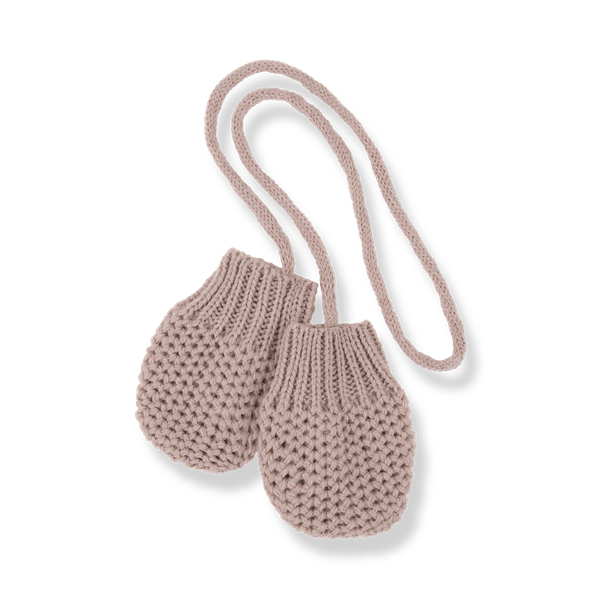 DEMI-bb KNITWEAR mittens - nude (light pink)