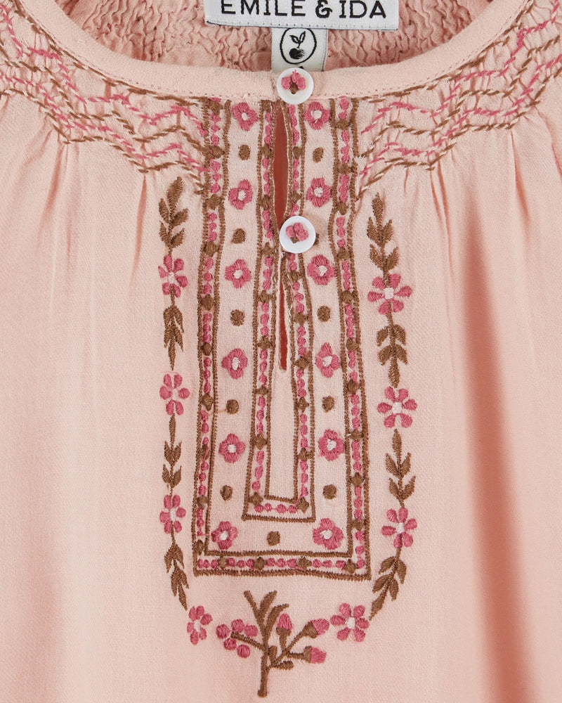 ETHNIC EMBROIDERED BLOUSE AC046 - PEONY