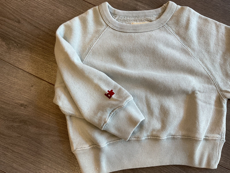 FAGOSO51 T1762 SWEATSHIRT - 59 AQUA