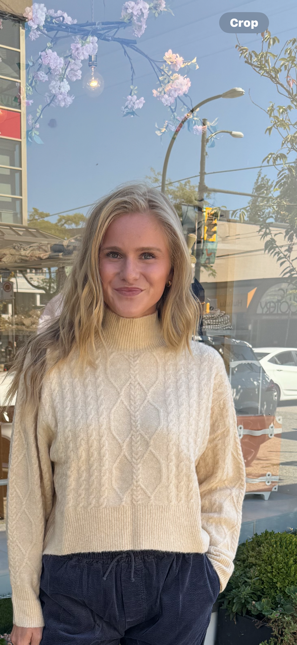 YSOLDE Knitted Top - Yak Sand
