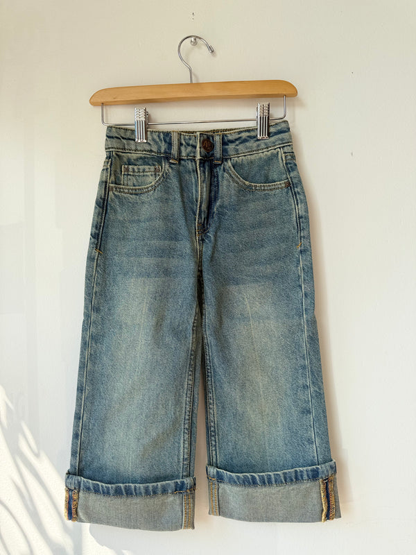 sophie denim pants - wash dirty