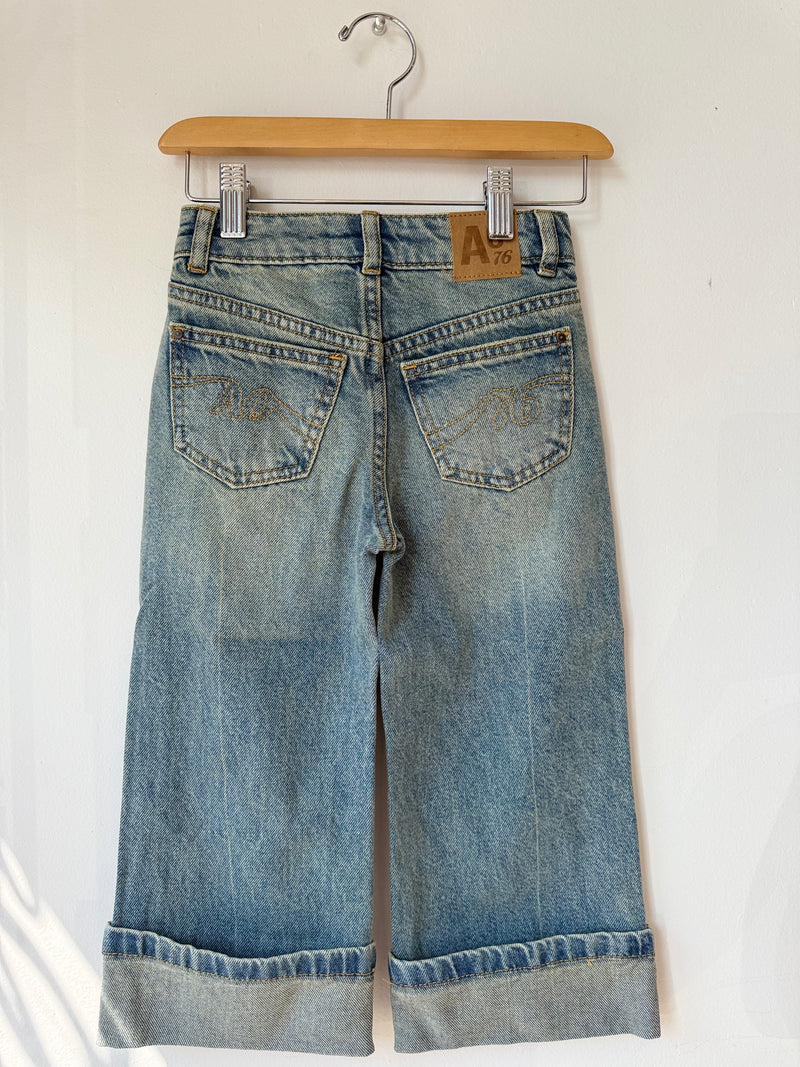 sophie denim pants - wash dirty