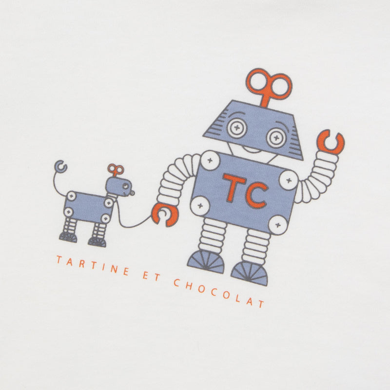 BABY PETIT ROBOT TEE-SHIRT 5 - Rouille (CB10041)