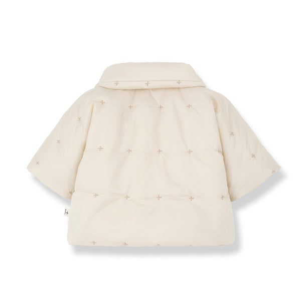 AMANDINE NB PADDED MICROFIBER padded jacket - ecru