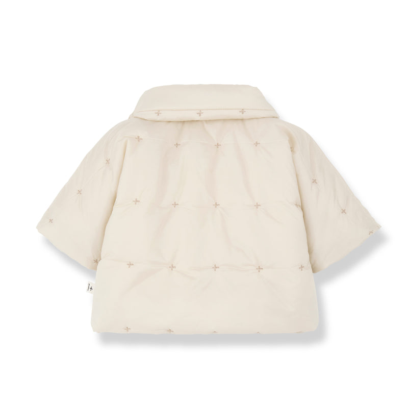 AMANDINE NB PADDED MICROFIBER padded jacket - ecru