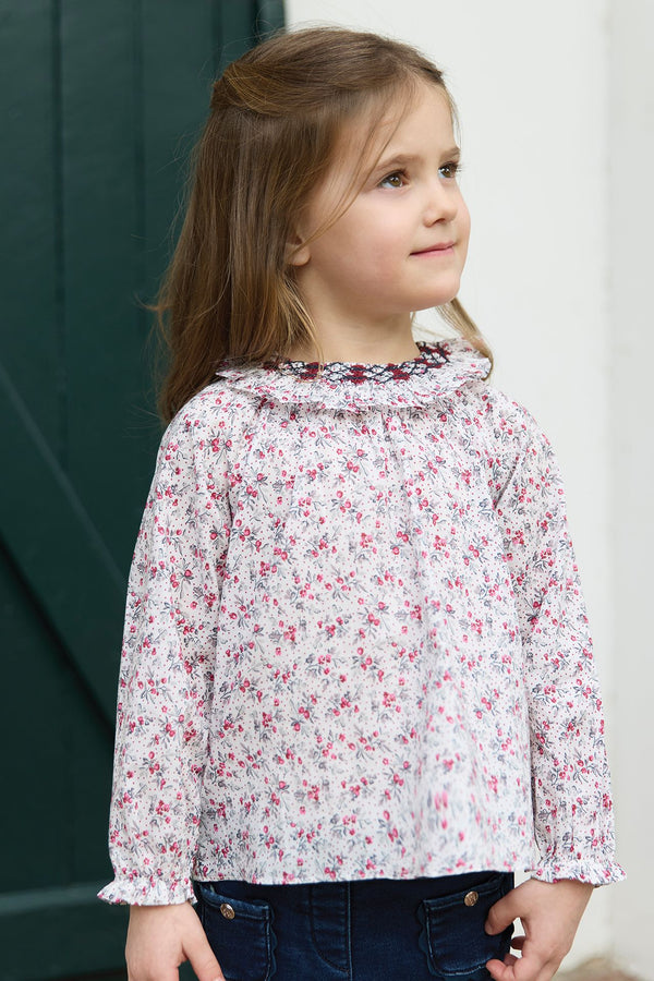 BABY MAISON DE CAMPAGNE BLOUSE 2 - Nacre CB12091