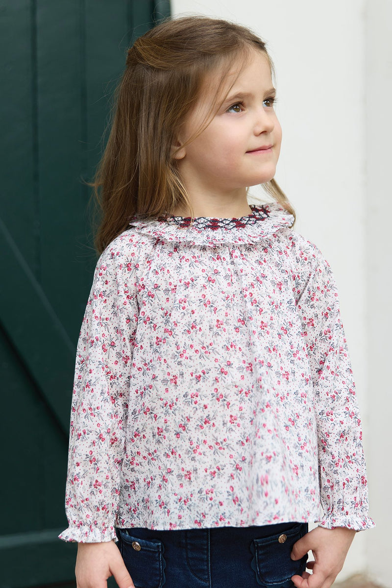 BABY MAISON DE CAMPAGNE BLOUSE 2 - Nacre CB12091