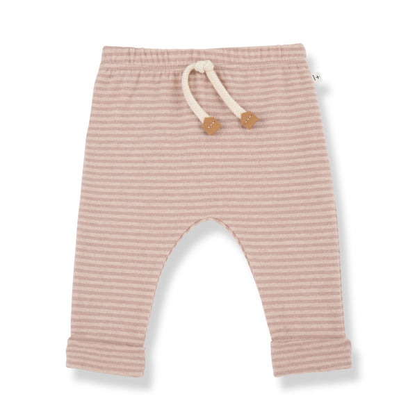 HENRIK STRIPED JERSEY pants - nude(light pink)
