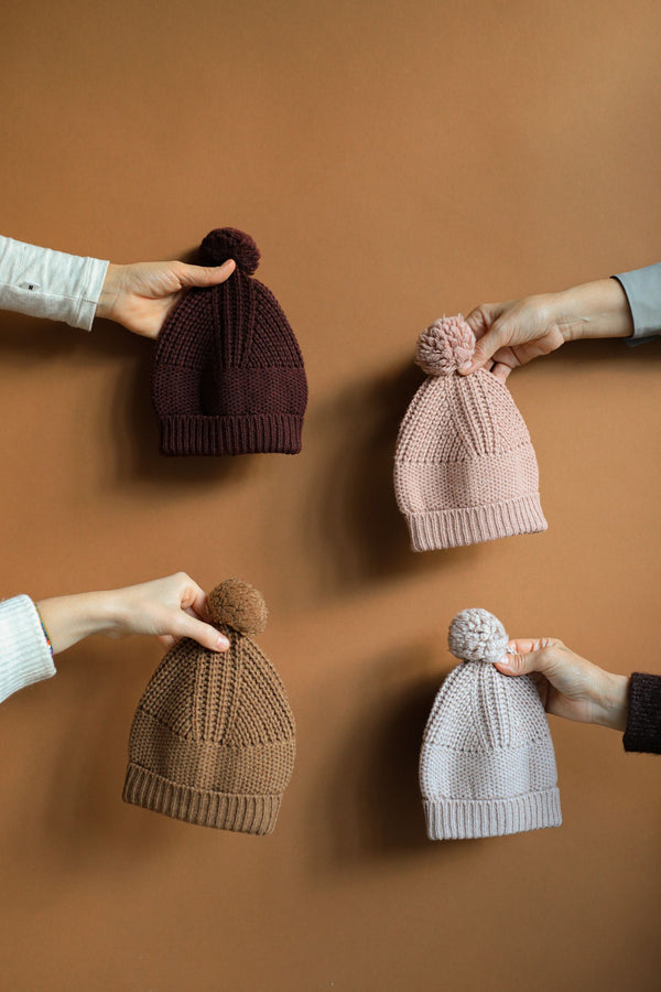ERNA-bb KNITWEAR beanie - nude (light pink)
