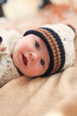 AXEL BOTONATO KNITWEAR beanie - rice