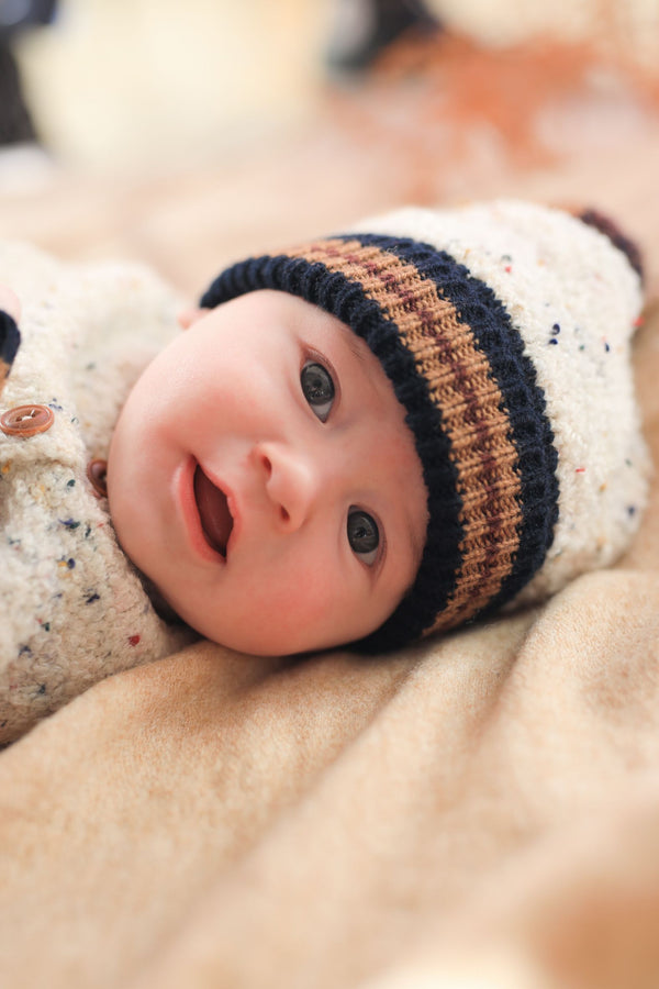 AXEL BOTONATO KNITWEAR beanie - rice