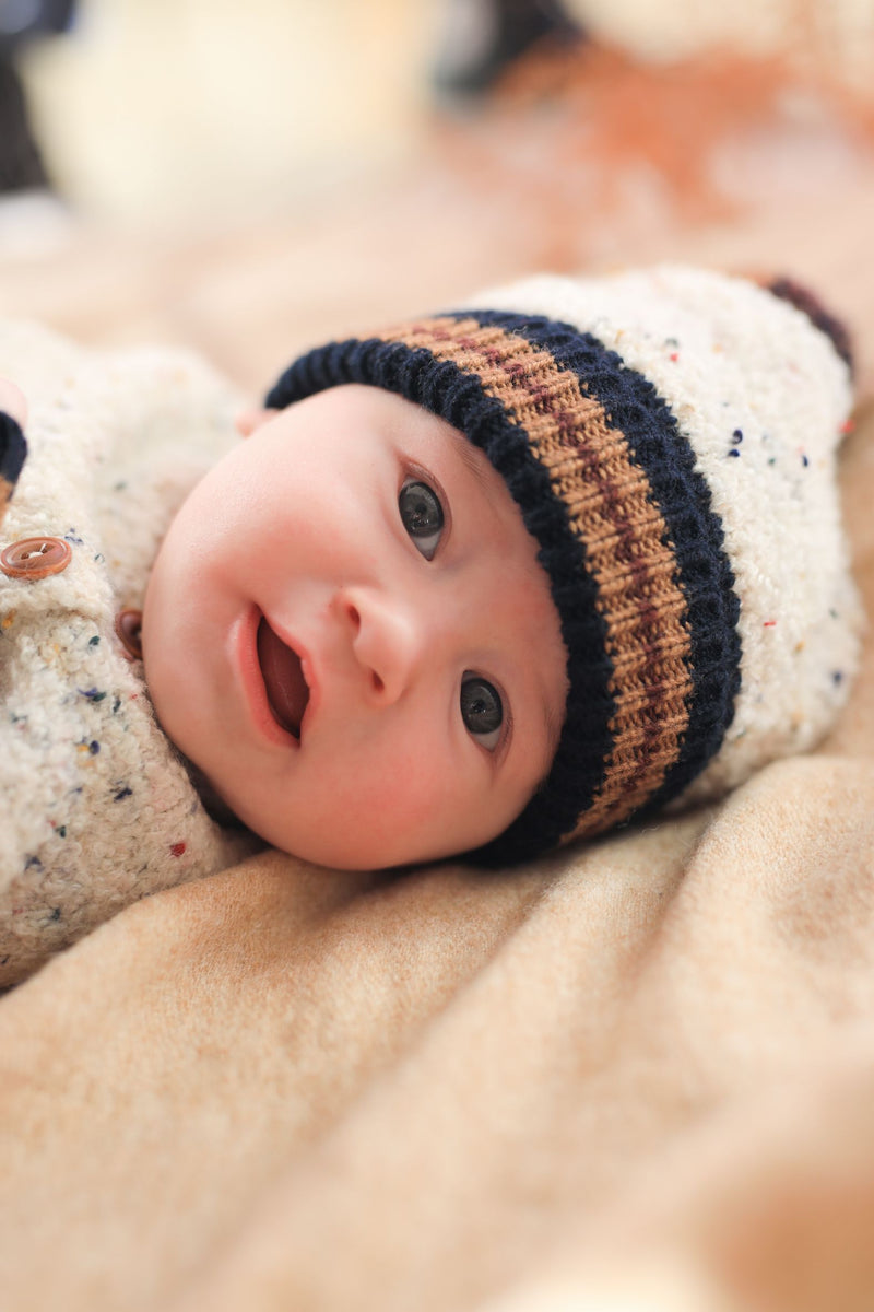 AXEL BOTONATO KNITWEAR beanie - rice