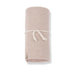 ASIS SOFT PLAIN FLEECE blanket - nude (light pink)
