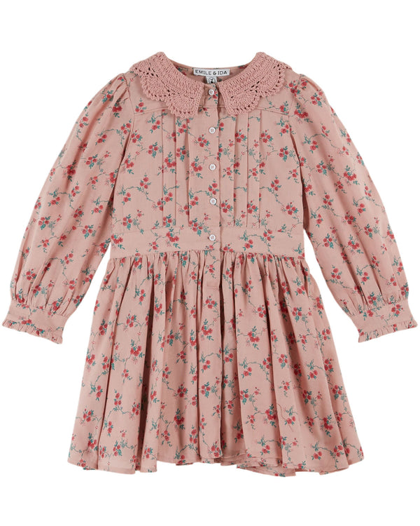 CROCHET COLLAR DRESS AC041 - ASTER