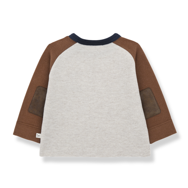 PAUL PLAIN JERSEY ranglan t-shirt - castagna