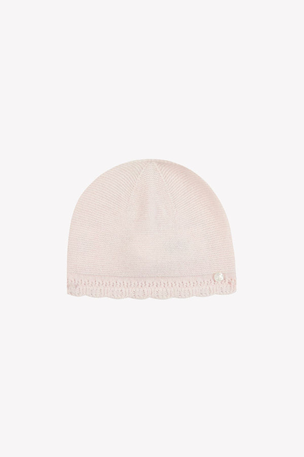 PREMIER TROUSSEAU FILLE BONNET 4 - Rose pâle (CB90030)