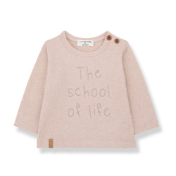 HARALD PLAIN JERSEY embroidered t-shirt - nude(light pink)