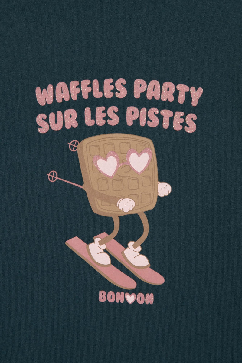 WAFFLE Tee-Shirt - BLUE LAKE BB10042