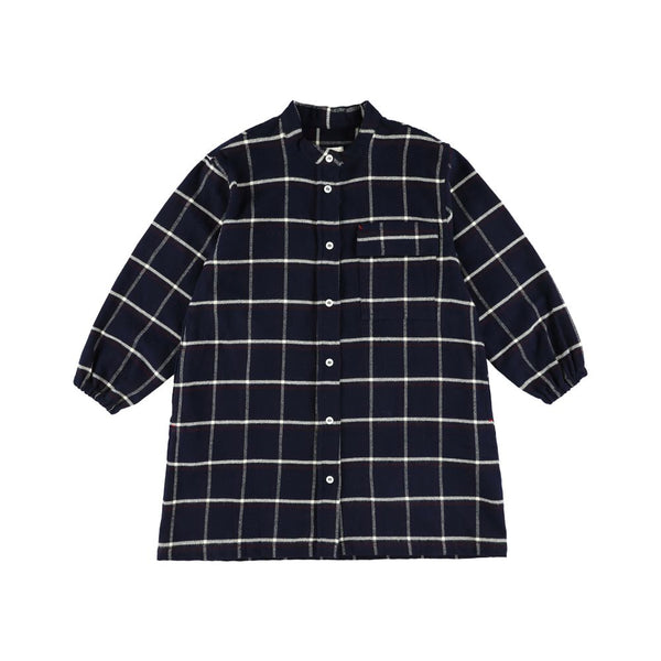 LYNX Woven Dress - 14 Navy