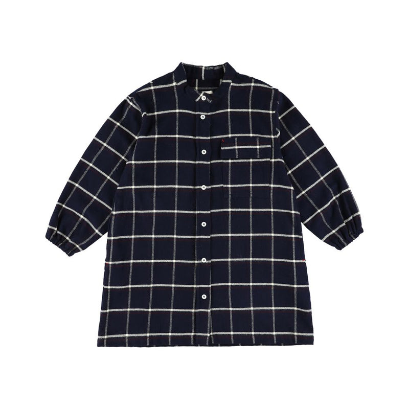LYNX Woven Dress - 14 Navy