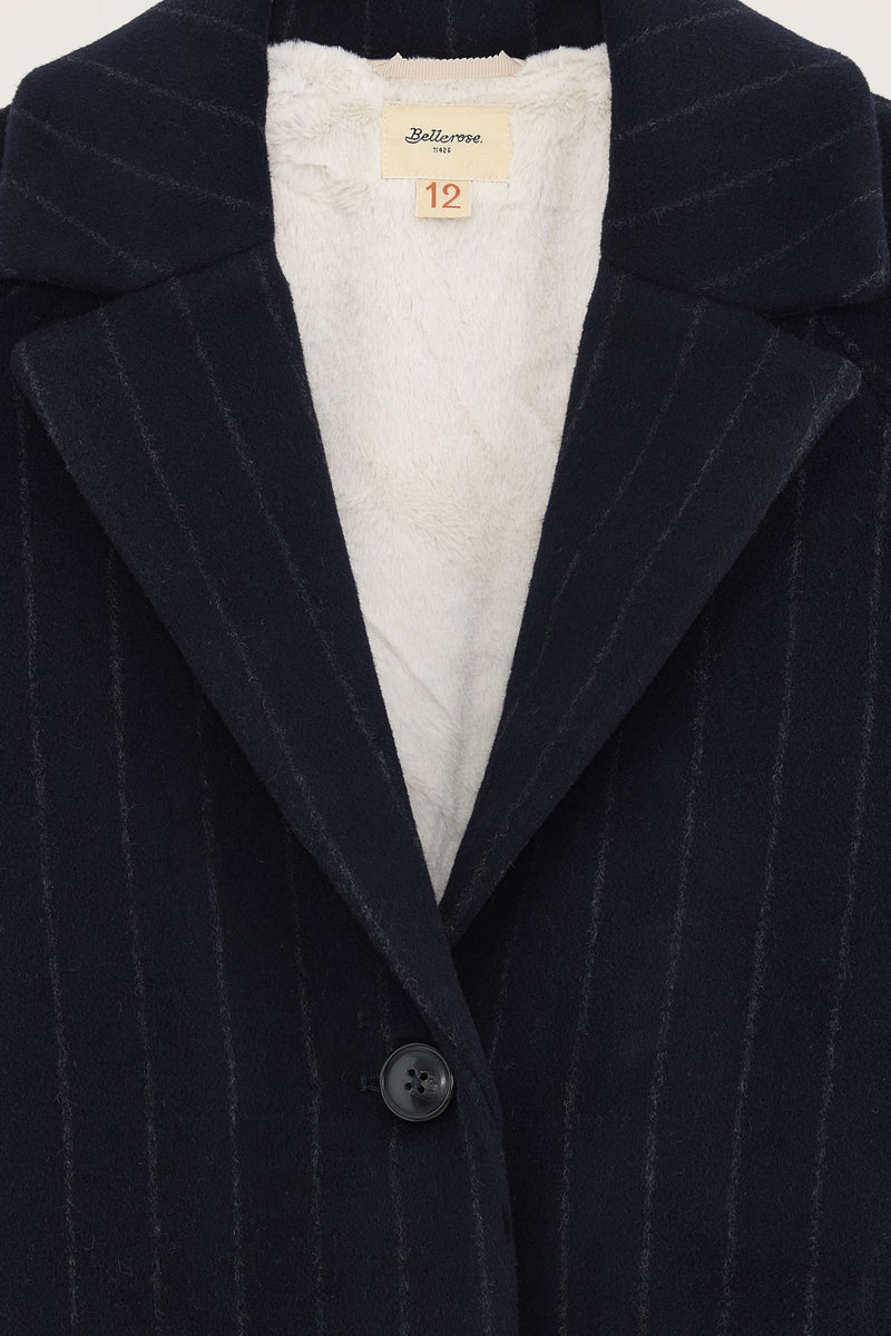 SANTAN52 S1113 COAT - STRIPE A