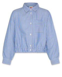 ninja shirt stripes - light blue