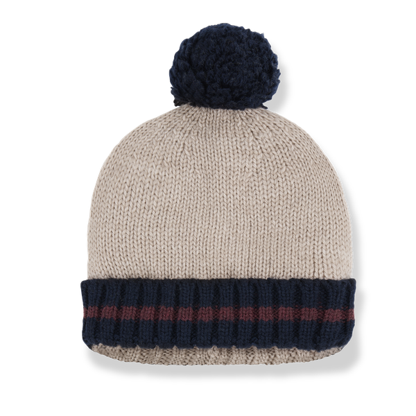 BRIAN KNITWEAR college beanie - tortora