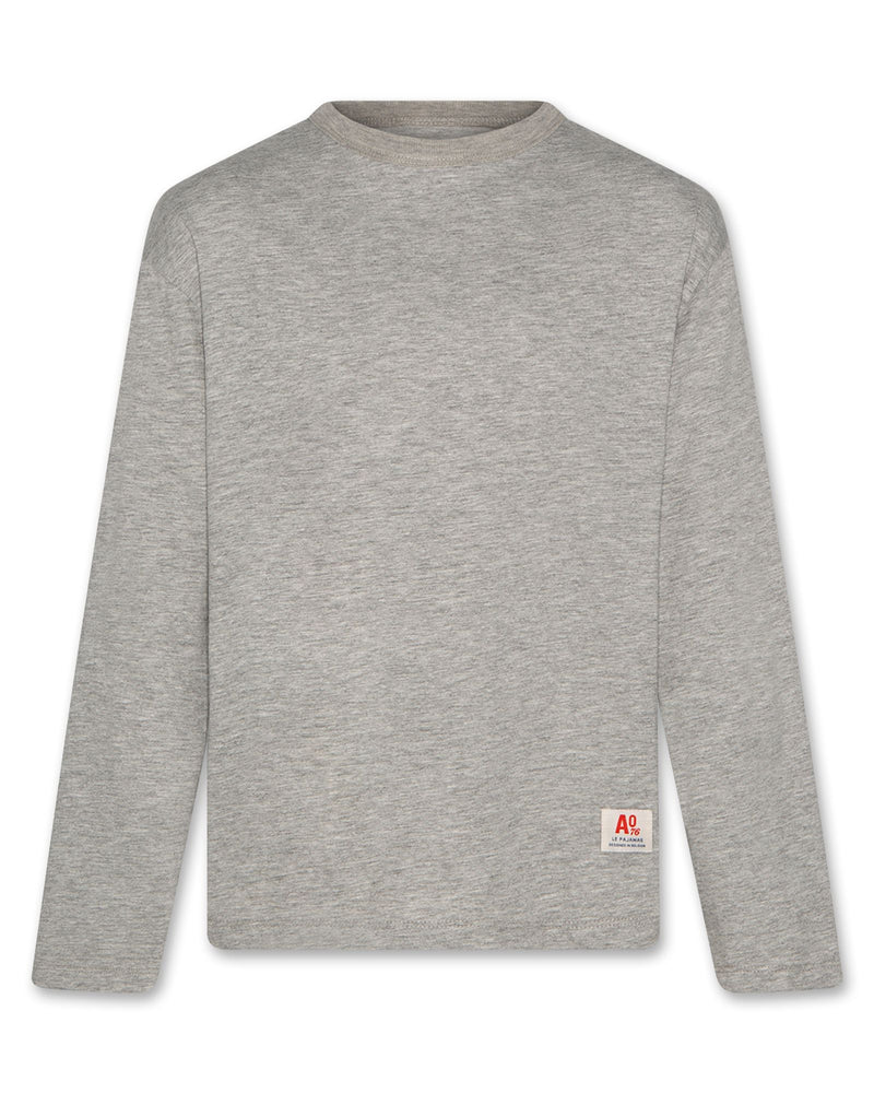 la pajama t-shirt l/s - 000985 - heather grey
