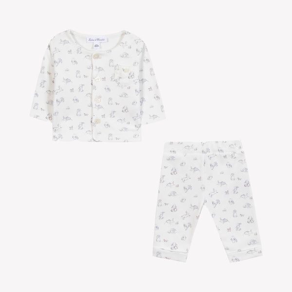 PREMIER TROUSSEAU GARCON ENSEMBLE LONG 10 - Nacre (CB36090)