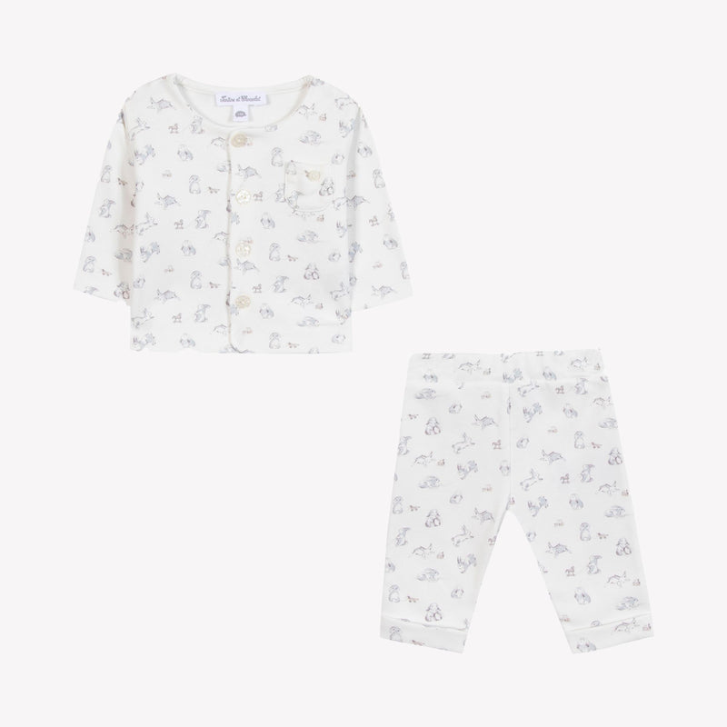 PREMIER TROUSSEAU GARCON ENSEMBLE LONG 10 - Nacre (CB36090)