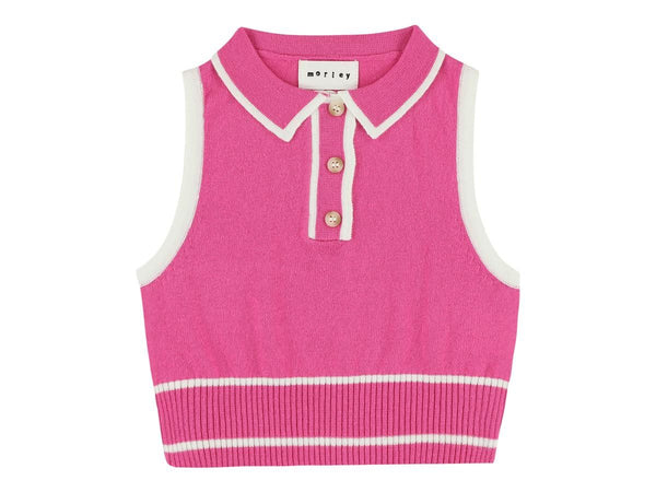 UPGRADE Cotton Knit Top - PINK