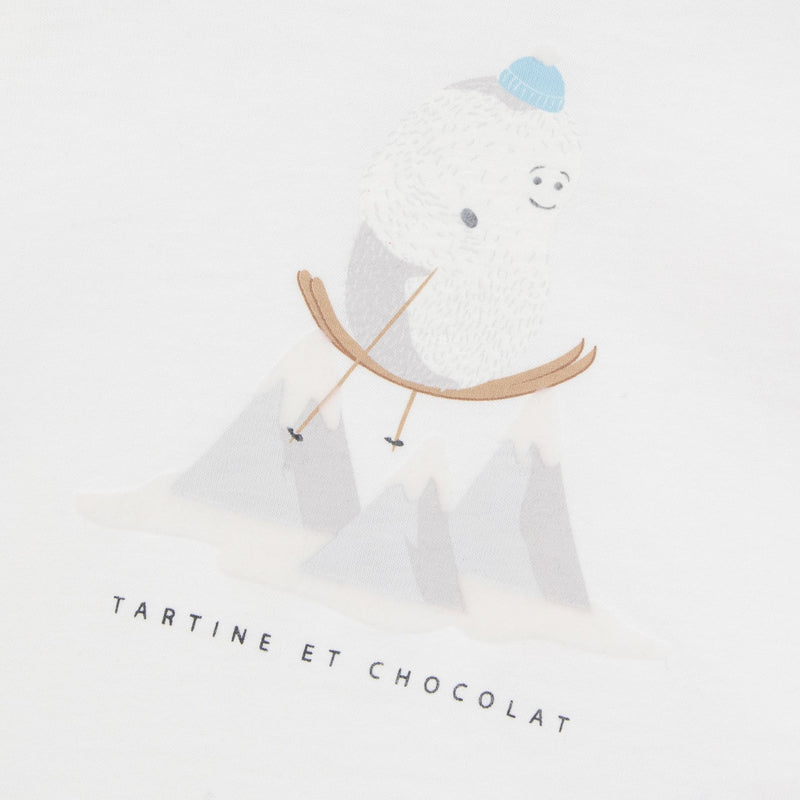 BABY DOUCEUR ALPINE TEE-SHIRT 5 - Nacre (cb10041)