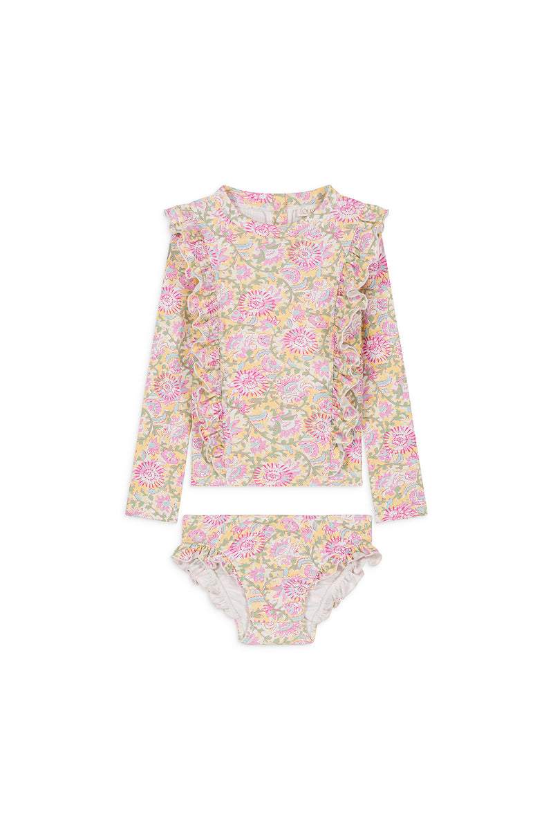 YANIKA BATHING SET - YELLOW CAPRI COVE