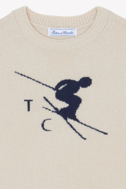 DOUCEUR ALPINE PULL7BIS - Beige chiné (CB18053)