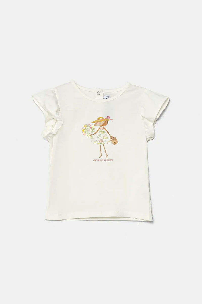 BABY JARDIN D'ETE TEESHIRT 5 - Nacre