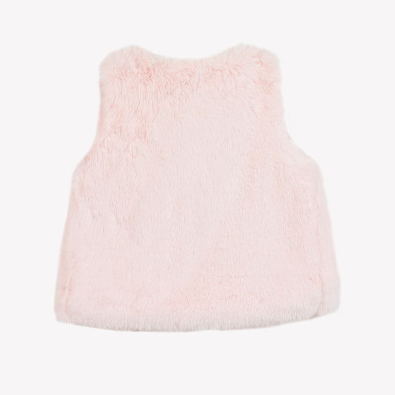 BABY PETITS TRESORS GILET FOURRURE 3 - Rose Pâle (CB16011)