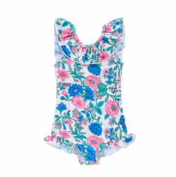 BATHING SUIT ANDREA - BLUE SUMMER MEADOW