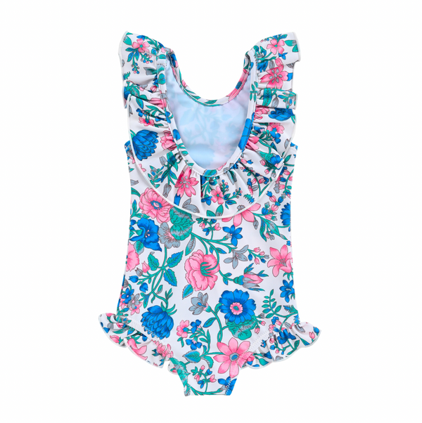 BATHING SUIT ANDREA - BLUE SUMMER MEADOW