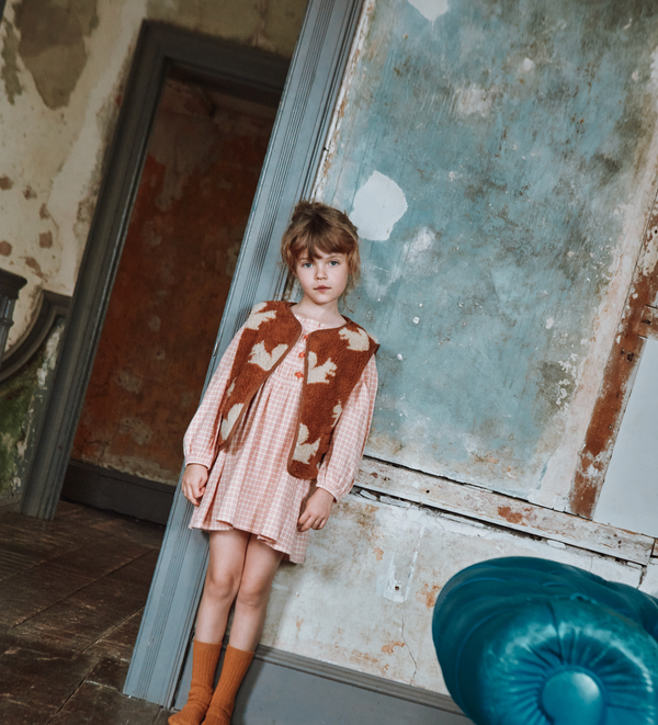 SLEEVELESS JACKET AC175 - ECUREUIL