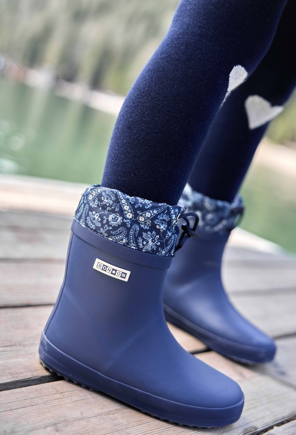 PLOC FUR CAOUTCHOUC-NYLO - NAVY-BANDANA