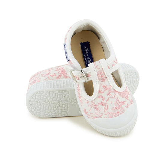 T&C 14 BABIES - JOUY ROSE PRINT TOILE