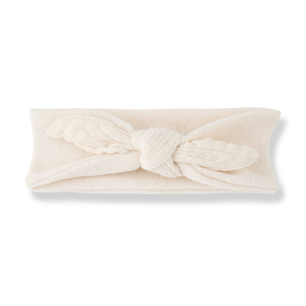 INES SOFT CAPSULE FLEECE bandeau - ecru