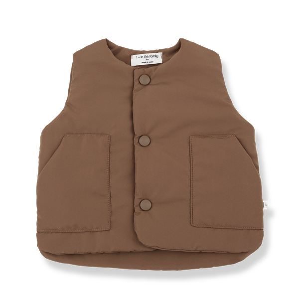 MAGNUS BB PADDED MICROFIBER padded vest - castagna