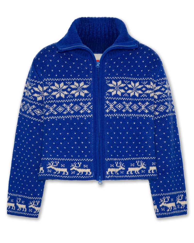 bo cardigan - bright blue