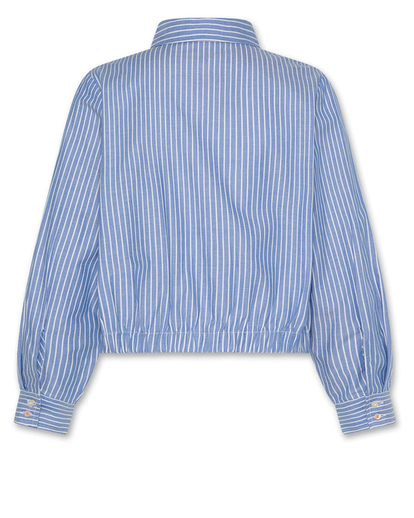 ninja shirt stripes - light blue
