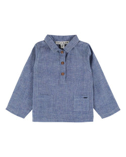 CHAMBRAY KURTA AC035 - CHAMBRAY