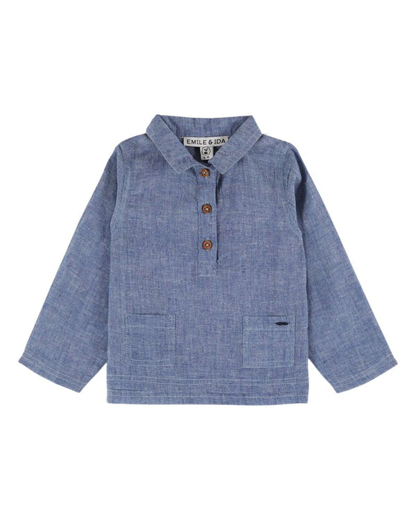 CHAMBRAY KURTA AC035 - CHAMBRAY