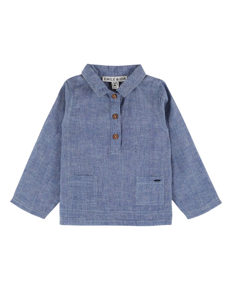 CHAMBRAY KURTA AC035 - CHAMBRAY