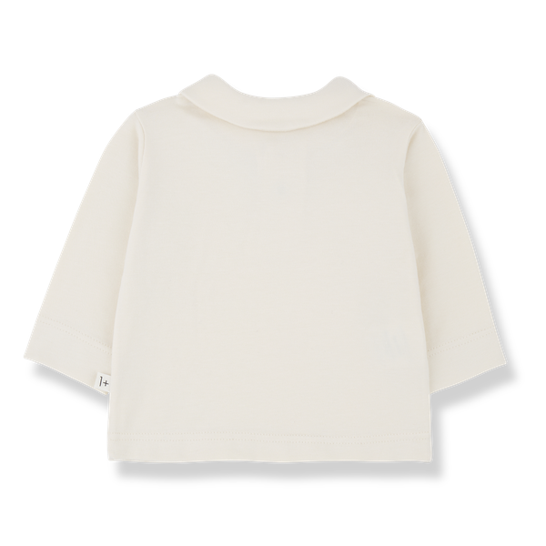 DANIEL ORGANIC PLAIN JERSEY polo - ecru