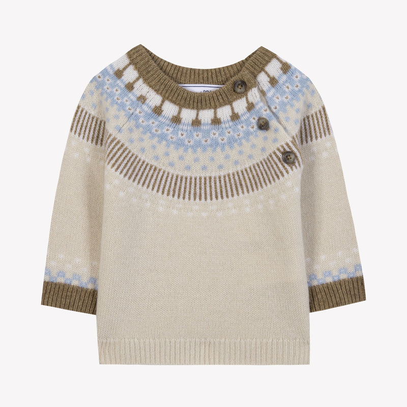 BABY DOUCEUR ALPINE PULL2 - Beige chiné (cb18031 )